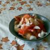 Panzanella con pomodori e cipolla